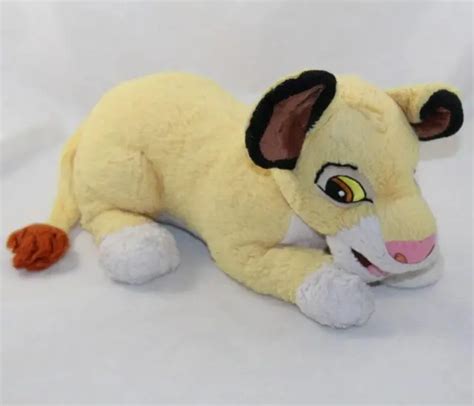 PELUCHE LION SIMBA DISNEYLAND PARIS Le Roi lion couché Disney 32 cm VI