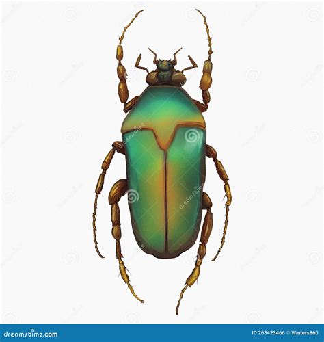 Beetle Insect Arthropod Variation 7 Isolated Transparent Background