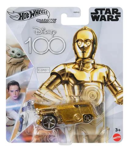 Carros De Personagens Hot Wheels Disney Star Wars C Po Color Dorado MercadoLivre