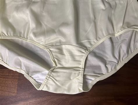 Vintage New Very Impressive Panty Yellow Silky Bikini Panties Sz Second Skin EBay