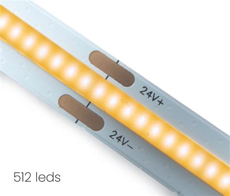 Cob Led Strip M Leds P M V K Warm Wit Losse Strip Ip