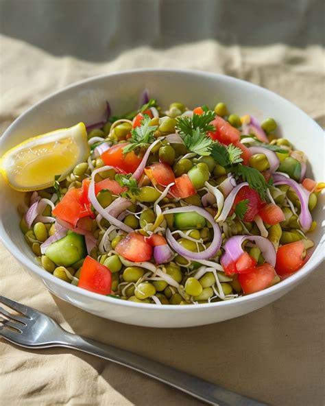 sprouted moong salad macro masala