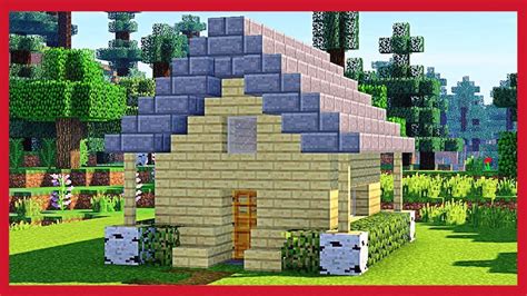 Minecraft Come Fare Una Piccola Casa In Legno YouTube