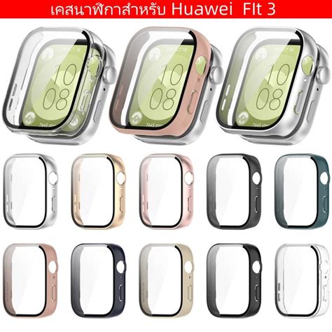 เคส สําหรับ Huawei Watch Fit 3 เคส แบบpc Glass เคสฟิล์มกระจก Huawei