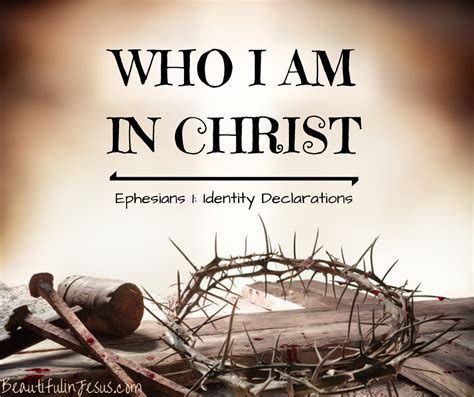 Identity in Christ Declarations: Ephesians 1 - Beautiful in Jesus