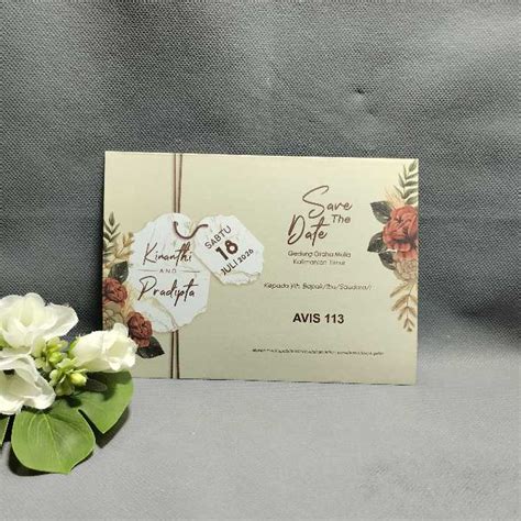 Jual Kertas Blangko Undangan Nikah Avis 113 Blangko Undangan Murah