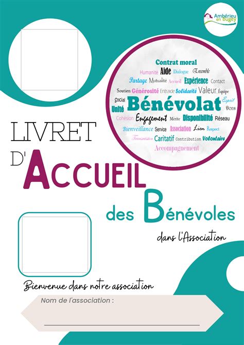 Livret d Accueil du bénévole et fiche mission Amberieu en Bugey