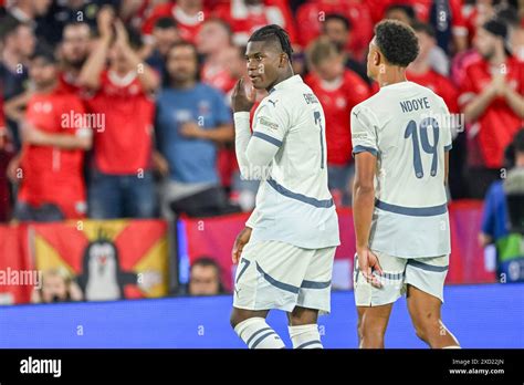 Cologne Germany 19th June 2024 Breel Embolo Switzerlanddan Ndoye