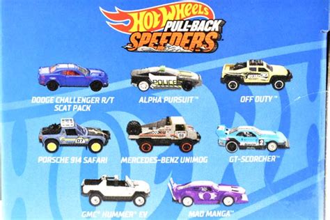 Hot Wheels Pull Back Speeders Mad Manga Hpr Hot Wheels