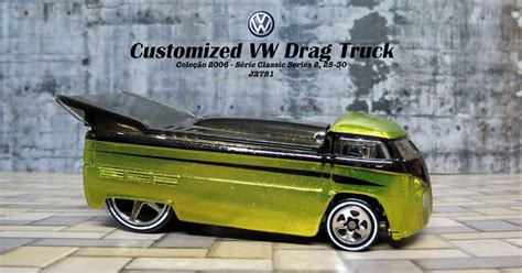 Garagem Hot Wheels Customized VW Drag Truck