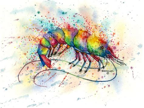 Shrimp Grateful Art Licensing