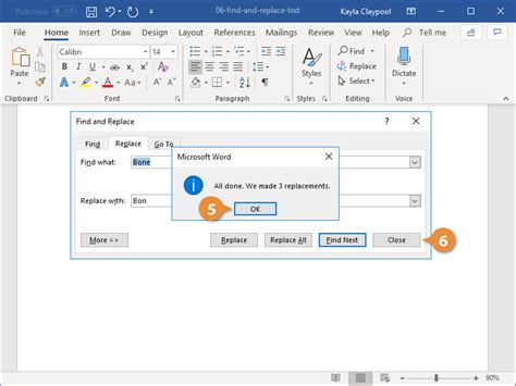 Find And Replace In Word CustomGuide