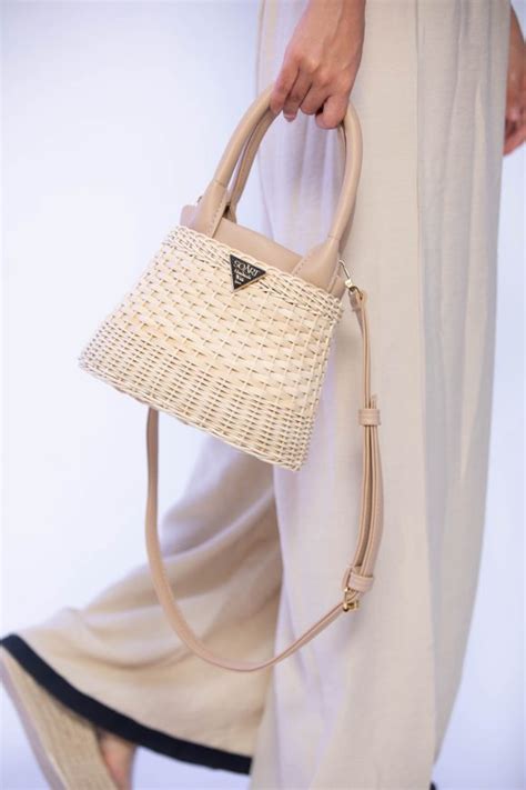 SEVILLANA Rotin Bag Nude Soart