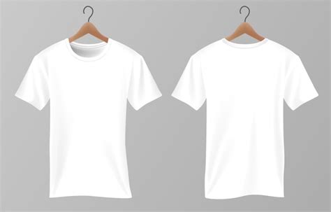 Premium Vector | Realistic White T Shirt Mock Up Free Vector