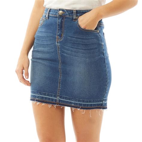 Buy Board Angels Womens Stretch Denim Skirt Blue