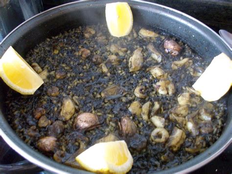 De Sucre I Sal Arroz Negro Con Sepia Y Gambas