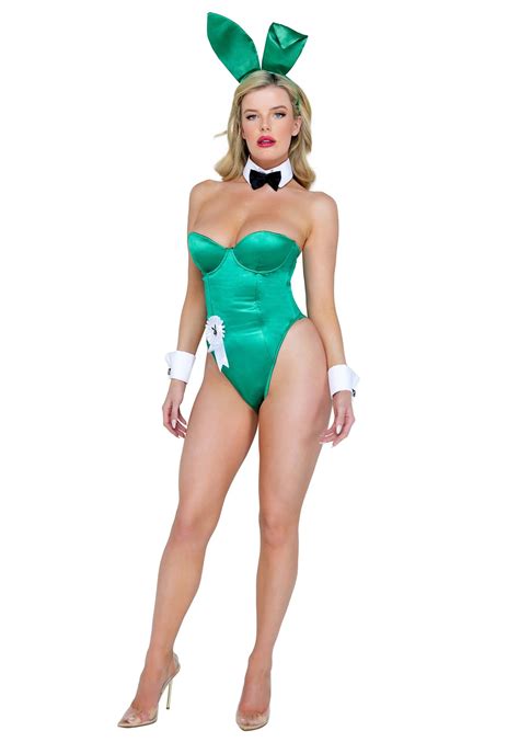 Playboy Women S Sexy Green Bunny Costume Walmart