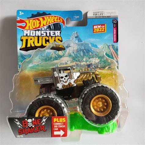 Jual Hot Wheels Hotwheels Monster Trucks Truck Bone Shaker Silver Gold Skul Shopee Indonesia