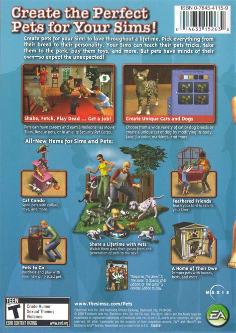 Sims 2 The Pets Expansion Pack Usa Electronic Arts Free