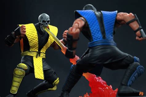 Mortal Kombat Subzero And Scorpion Action Figures By Storm Collectibles