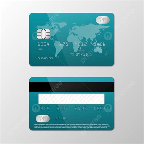 Credit Card Mockup Vector Hd Images Realistic Credit Card Mockup