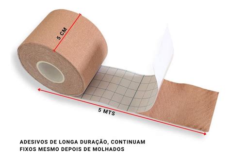 Adesivo Sutiâ Invisível Fita Boob Tape Levanta Peito Seios Parcelamento sem juros