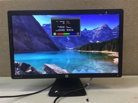 Monitor HP EliteDisplay E221 21 5 LED Backlit Monitor Appears To