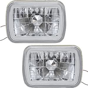 Amazon YLT AUTO 7x6 Inch Semi Sealed Beam Crystal Headlight