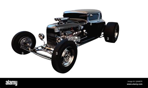 Hot Rod 3D Render Stock Photo Alamy