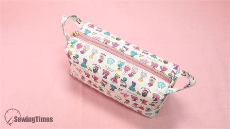 DIY EASY BOX POUCH 2 TYPE Toiletry Bag Pattern Diy Makeup Bag