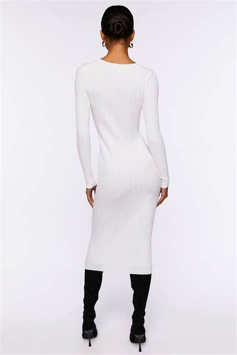 Long Sleeve Midi Sweater Dress