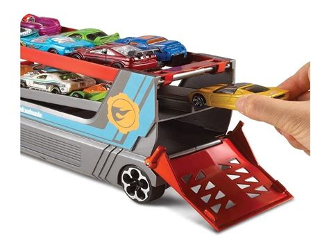 Hot Wheels S Per Remolque Lanzador Carros Env O Gratis