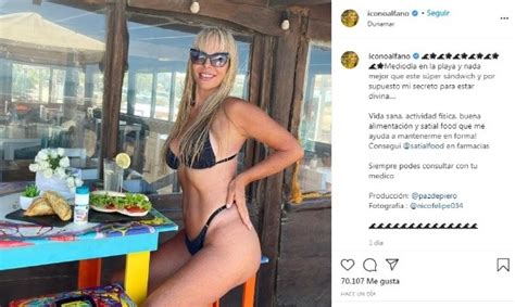 La Foto En Bikini De Graciela Alfano Y Un Detalle Que Llam La Atenci N Rosario