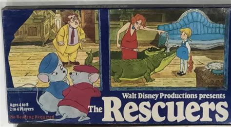 THE RESCUERS BOARD Game Vintage Walt Disney Parker Brothers 1977