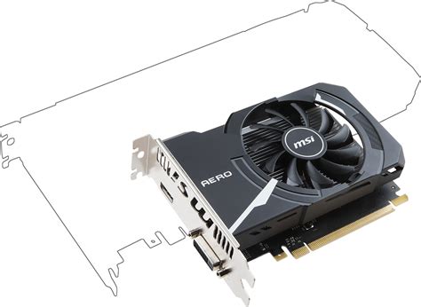 MSI NVIDIA GeForce GT 1030 AERO ITX 2GB DDR4 Graphics Card - GT 1030 ...