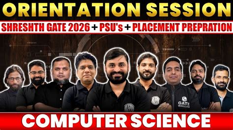 Orientation Session Shreshth GATE 2026 PSUs Placement Preparation