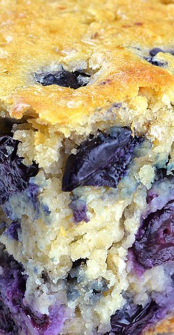 Healthy Yogurt Oat Blueberry Breakfast Cake Recipe Blueberry