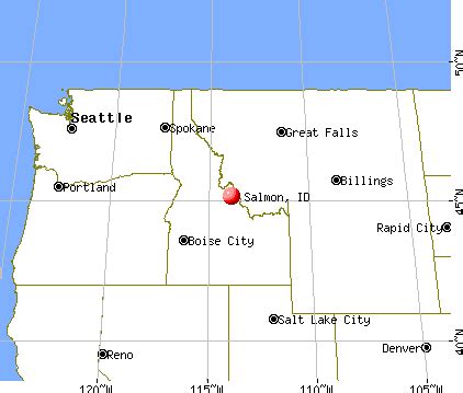 City Boundary Maps Of Salmon Idaho Real Estate - speclopeq