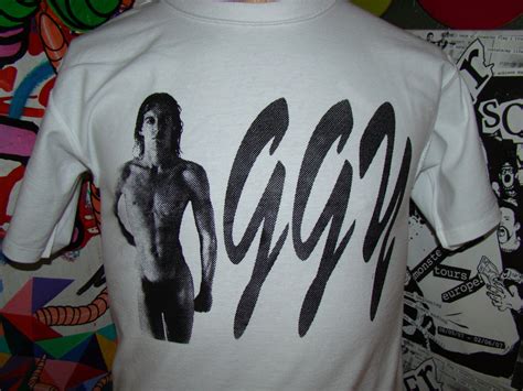 Iggy Pop Nude T Shirt Naked Rockstar Etsy