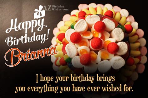 Happy Birthday Brianna
