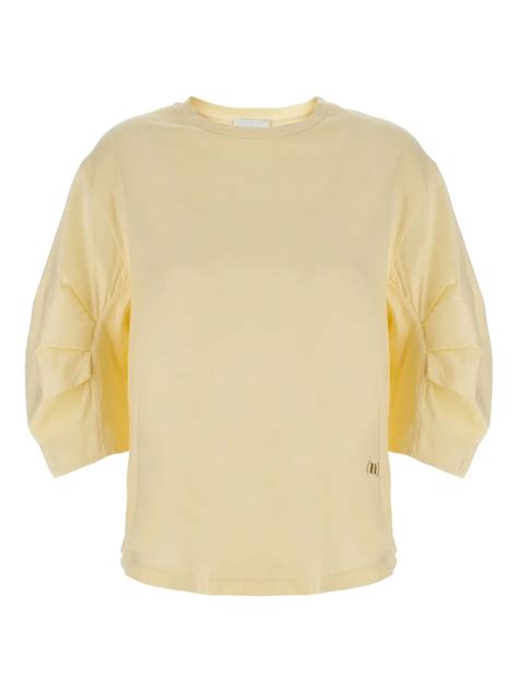 Nude Cotton T Shirt Yellow FARFETCH