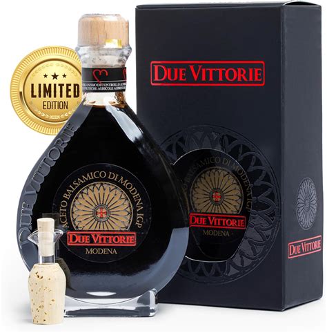 Amazon Due Vittorie Oro Gold Barrel Aged Balsamic Vinegar Of