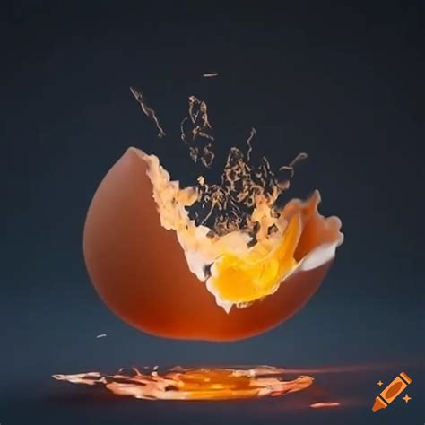 Exploding Egg Concept On Craiyon