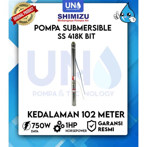 Jual Shimizu Submersible Pump Ss K Hp Shopee Indonesia