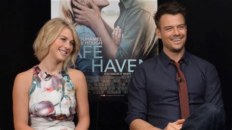 Julianne Hough And Josh Duhamel Safe Haven Interview Hd Youtube