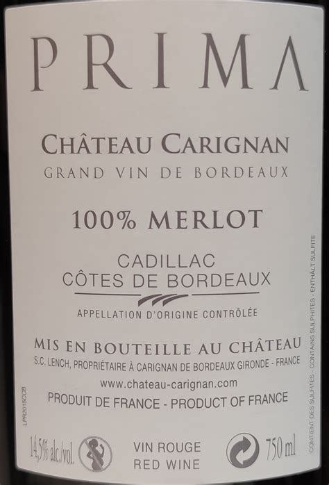 Château Carignan Prima Online Weinhandel