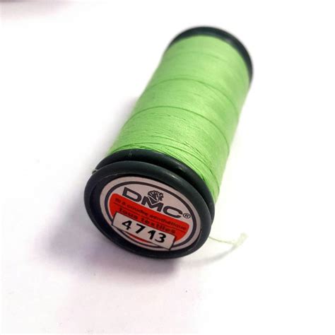 Fil A Coudre Tous Textiles Vert 4713 100m Polyester Dmc