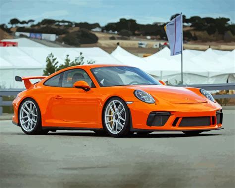 Orange Porsche 911 - 5D Diamond Paintings - DiamondPaintings.SHOP