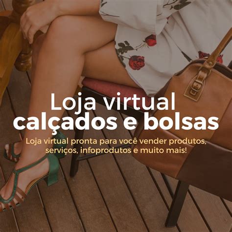 Loja Virtual Pronta De Cal Ados E Bolsas Venda Cal Ado E Bolsa