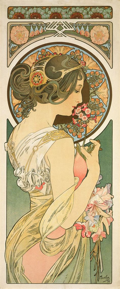 Exposi O Alphonse Mucha O Legado Da Art Nouveau Est Em Exibi O No